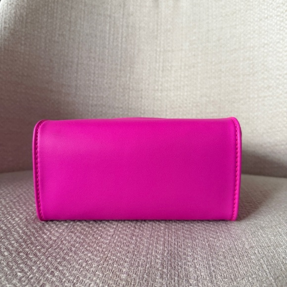 Telfar Small Shopping Crossbody Bag in Azalea Bright Pink - Picture 5 of 7